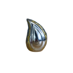 Reliquaire Larme Argent Or